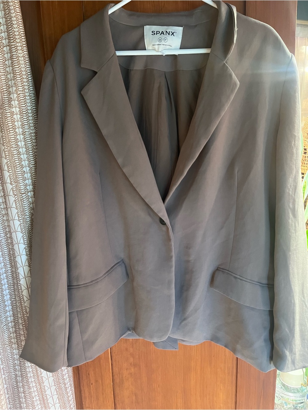 Spanx Nude Taupe Blazer - Picture 4 of 9